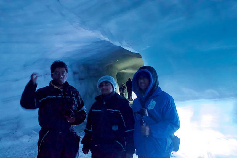 Inside Langjokull glacier