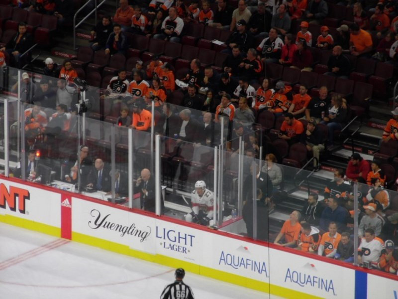 a player in the penalty box
