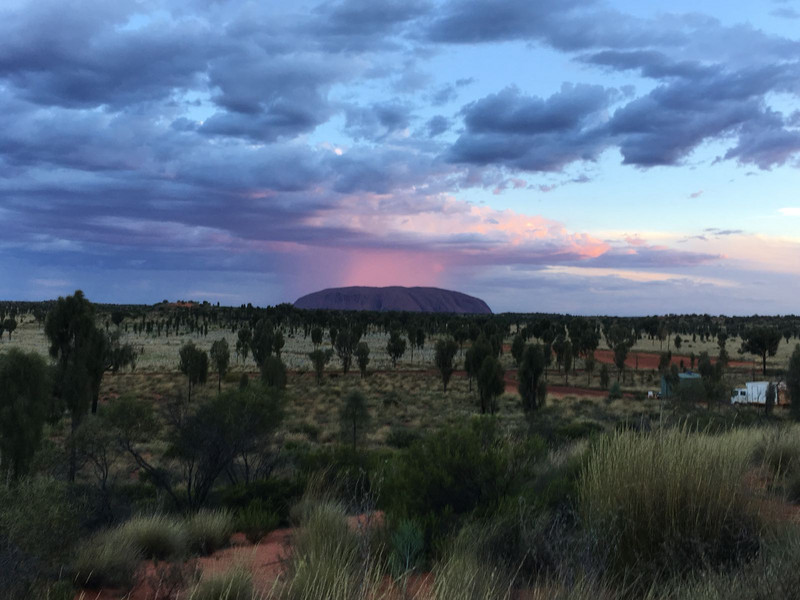 Sunset am Uluru