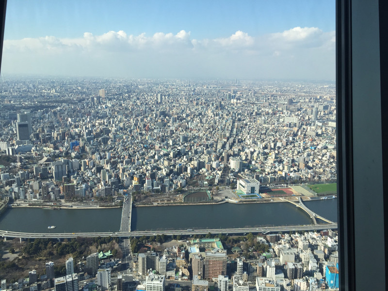 Tokyo ist riesig! (Vom Skytree Tower aus)
