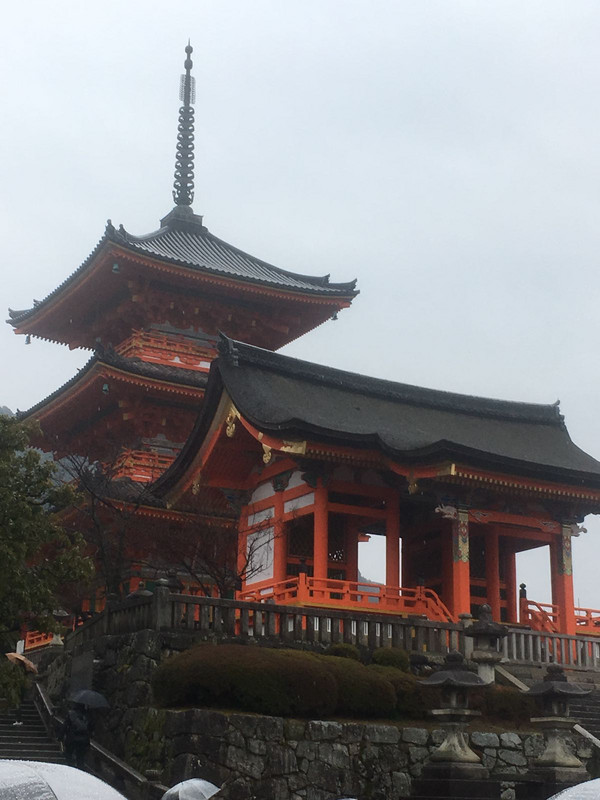 Teil des Kyomizu-Dera-Tempels, Kyoto 