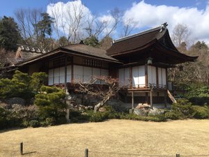 Die Okochi - Sanso-Villa in den Hügeln von Arashiyama, Kyoto 