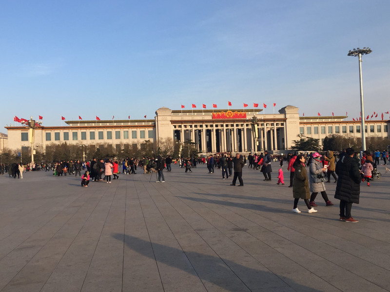 Halle des Volkes am Tiananmen Platz Beijing