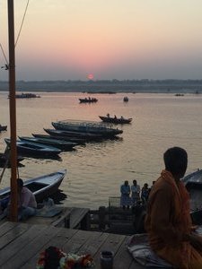 Sonnenaufgang über Ganges