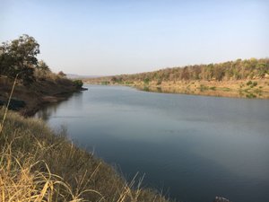 Fluss im Palla Tigerreservat