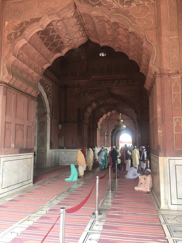 Grosse Moschee (Jama Masjid) in Delhi