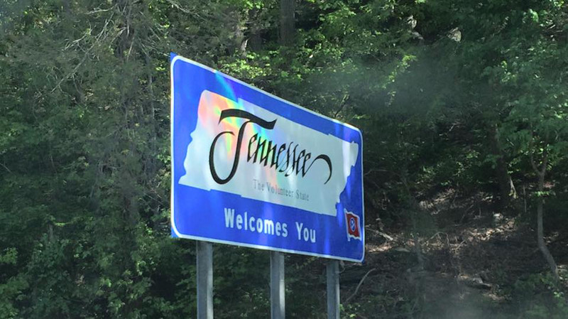 Arriving in Tennessee