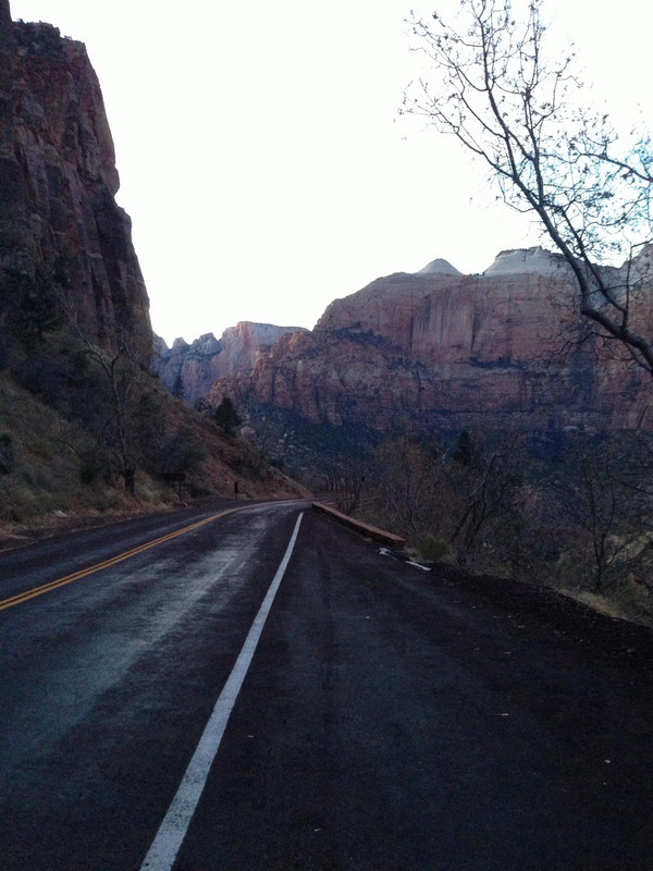 Driving to Zion