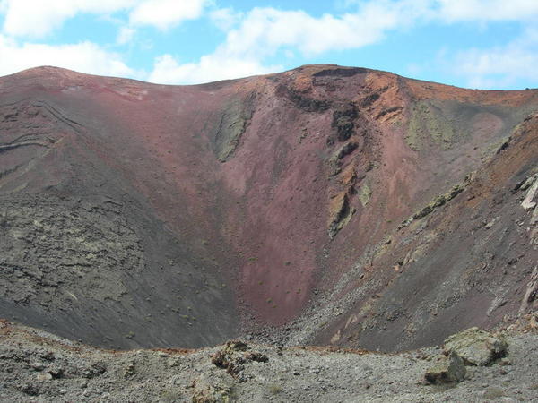 Untouched volcanic crater 