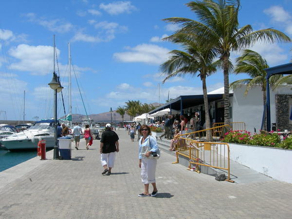 Walking in Puerto Calero.....