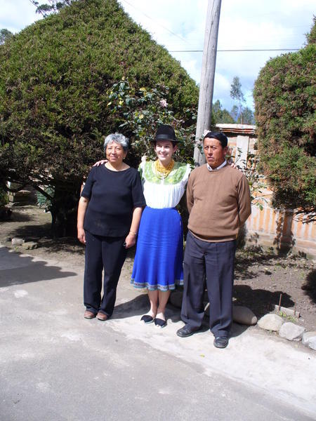With my Ecuadorian "parents"