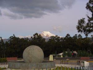 Volcan Cayambe from "La Bola"