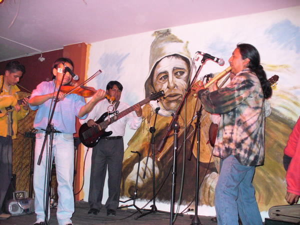 One of the live bands
