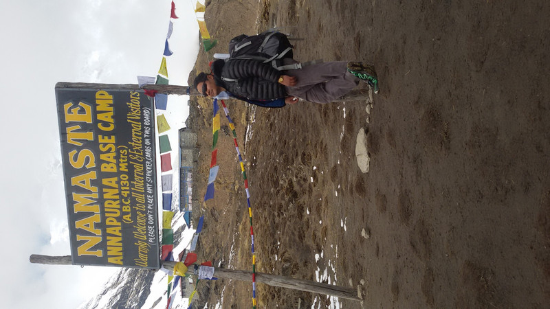 Rabin Gurung at ABC Trekking