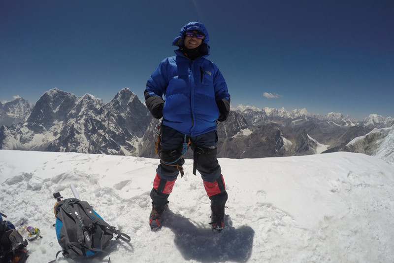 Top of the Lobuche Expedition