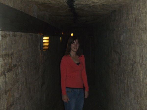 The errie tunnels at catacombes