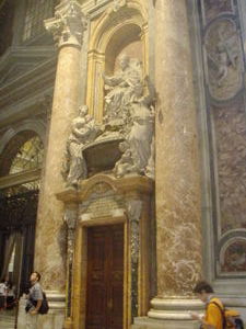 In St Pauls church at Vatican city