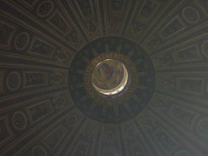 The roof of St Pauls church