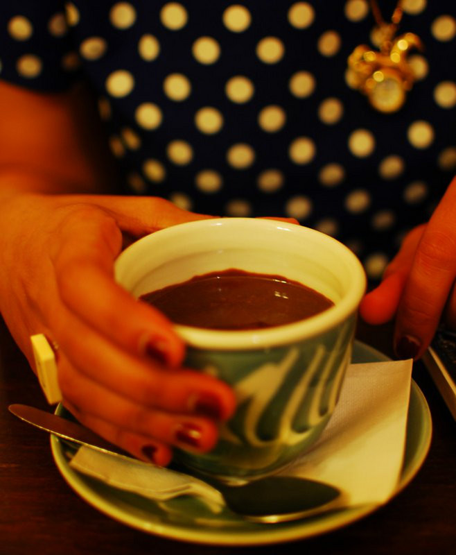 gourmet treat: hot chocolate