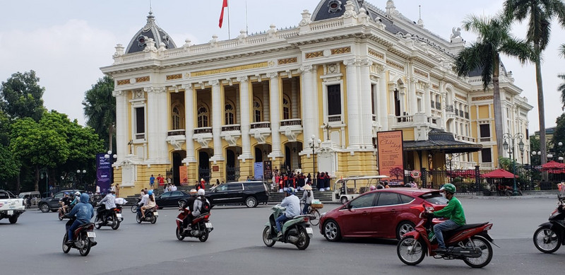 Famous Hanoi opera house