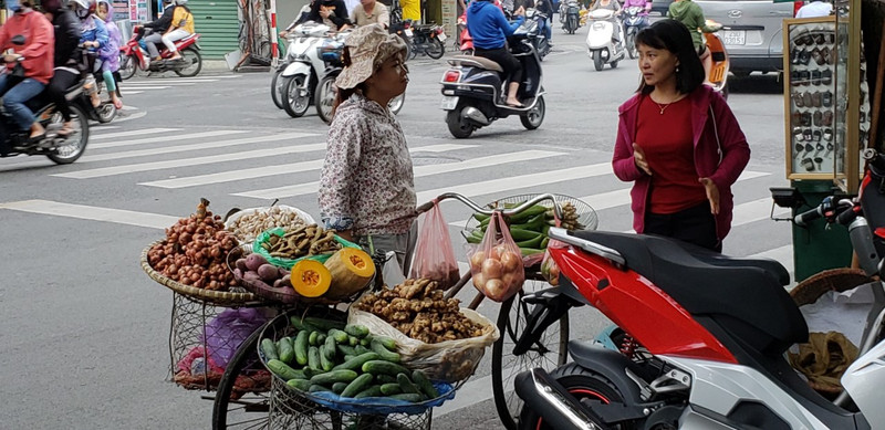 Hanoi bike vendor
