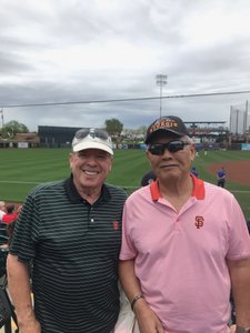 Me and my buddy Webb at Spring Training