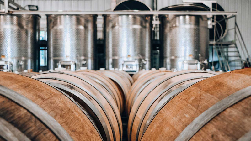 Barrels for the winemaker