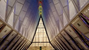 Cadet Chapel at the Air Force Academy
