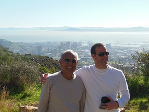 Me and Barry the V at Table Mountain
