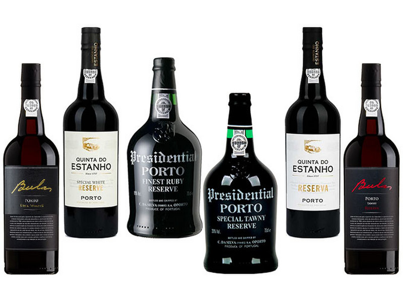 A selection of port wine