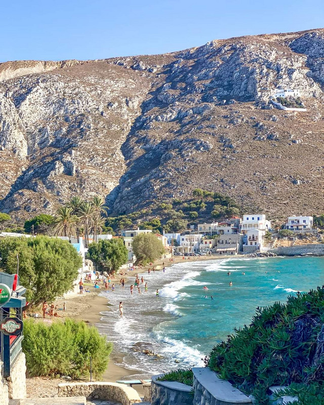 Greek sandy beach