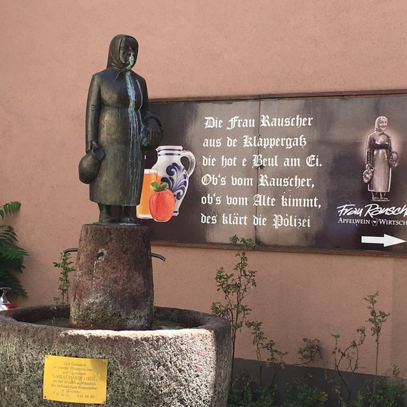 Famous Frau Rauscher statue
