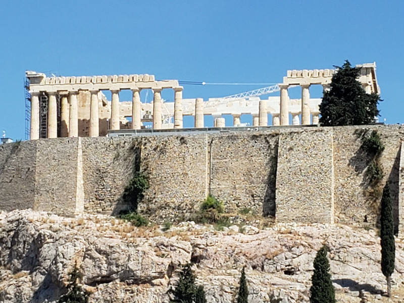 Always in view, the Acropolis