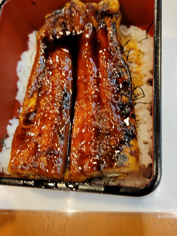 Eel is a delicacy!