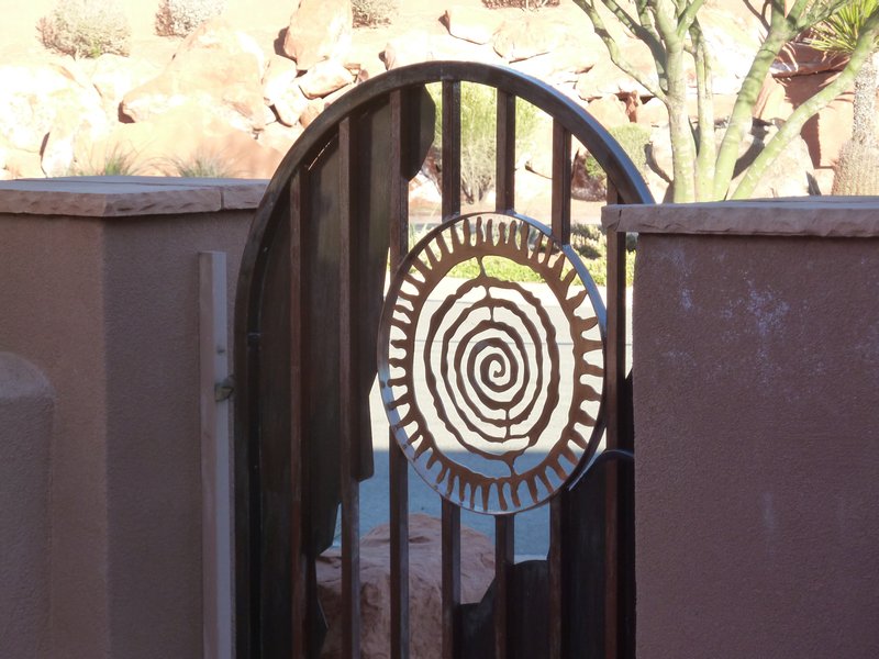 Gate to our casita