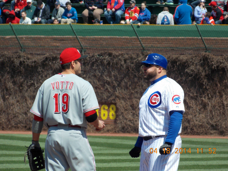Joey Votto and Babe Hiskey