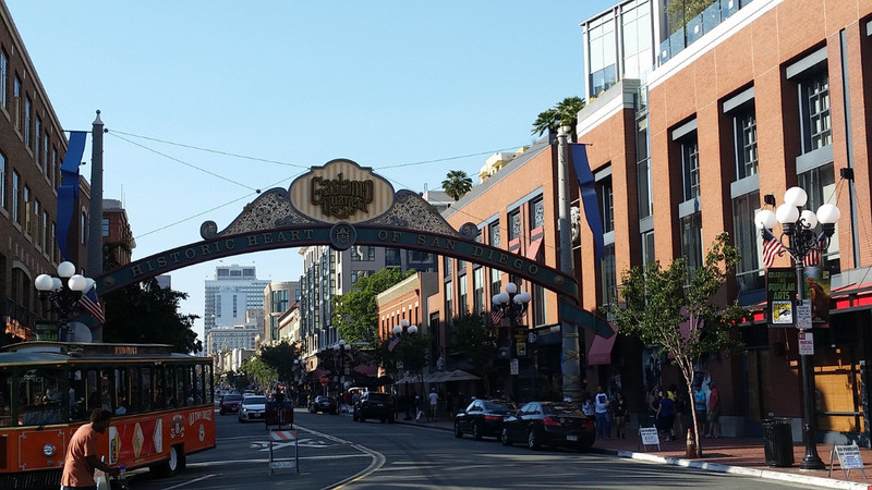 Always time for a cold one in the Gaslamp