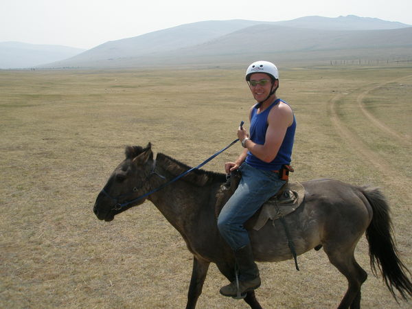 Look! I'm on a horse!