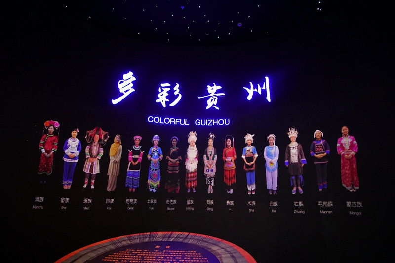 A beautiful digital display of Guizhou minorities