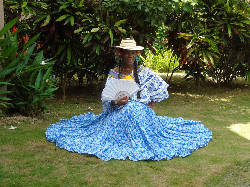 Simple Panama traditional dress