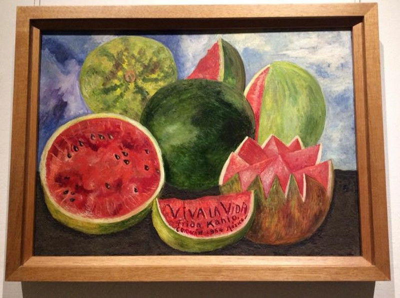 Last painting by Frida, see 'Viva la Vida' ?