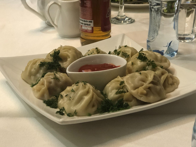 Kazakh style of Chinese dumplings - not as tasty as the Chinese ones