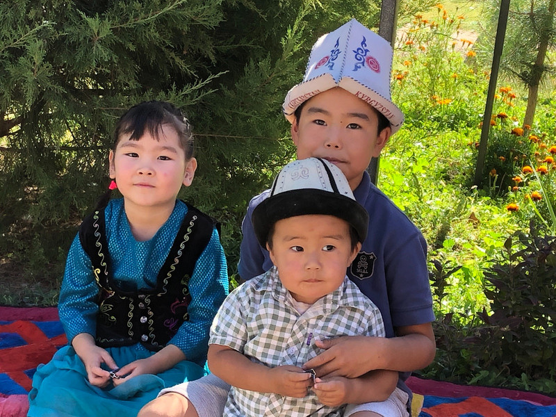 Lovely Kyrgyzstan children