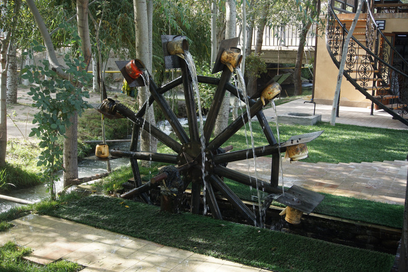water wheel in Akat factory
