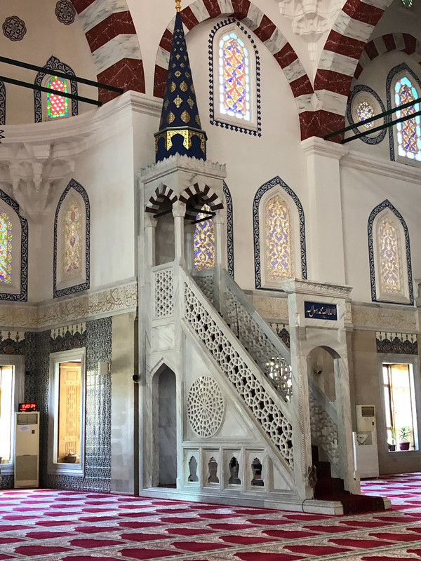 Gorgeous interior of mosque