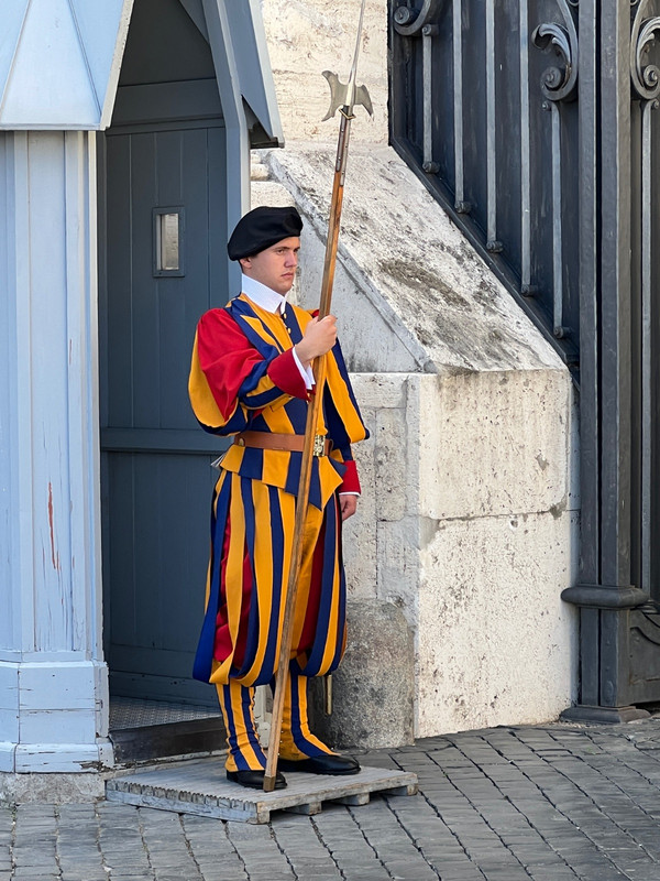 Swiss guard at Vatican