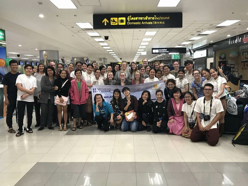 Group Photo at Airport