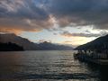 Queenstown wasn't really our place but the sunset was fab!