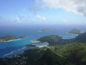 The view from the top of Morne Blanc
