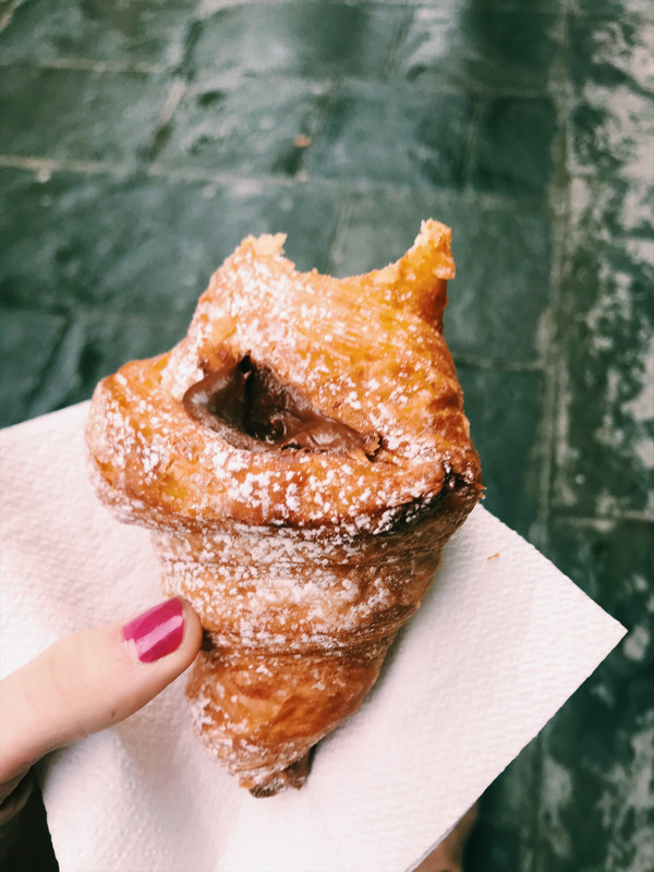 Chocolate Croissant- Every street corner in Italy